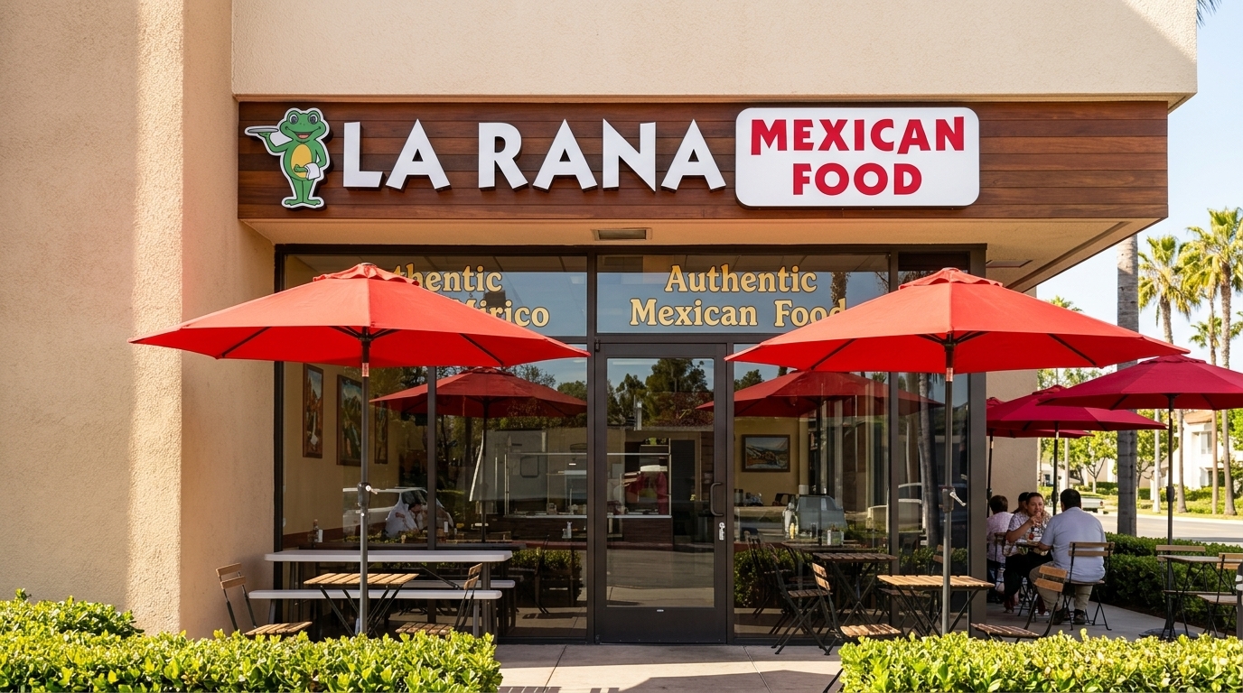 La Rana Mexican Food Laguna Hills storefront and patio